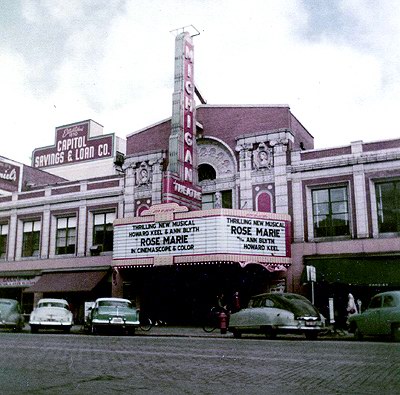 Michigan Theatre - Old Color Snapshot (newer photo)